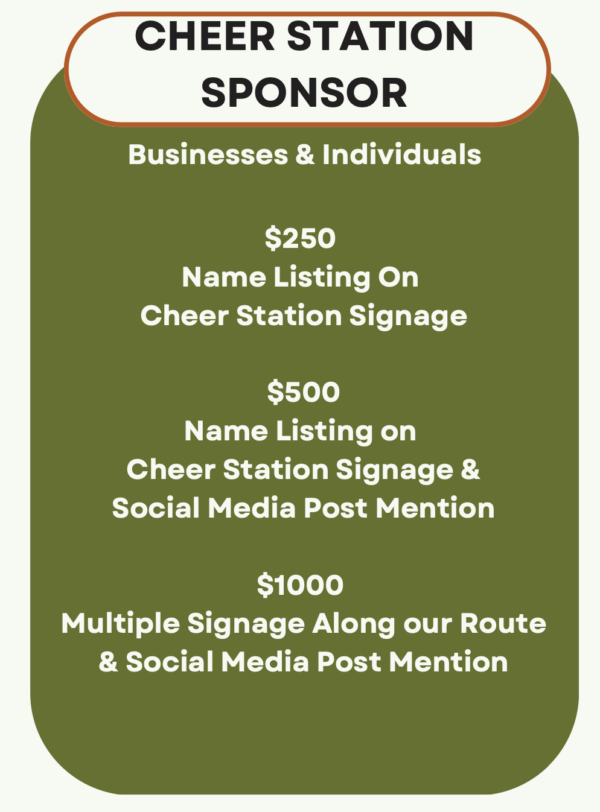 $500 Cheer Station Sponsorship